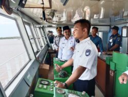 Penambahan Armada Kapal, Bupati Tanjabbar Lakukan Uji Coba KM Citra Nusantara