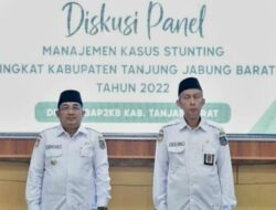 Bupati Anwar Sadat Buka Diskusi Panel Manajemen Stunting Tingkat Kabupaten Tanjabbar Tahun 2022