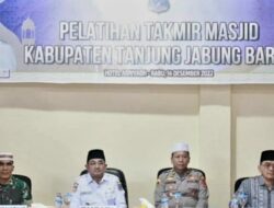 Bupati Anwar Sadat Buka Pelatihan Takmir Masjid Kabupaten Tanjabbar Tahun 2022
