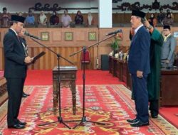 Ketua DPRD Jambi Pimpin Paripurna Pengambilan Sumpah PAW M Asriadi