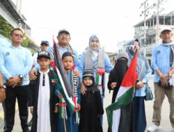 Bupati Tanjab Barat Anwar Sadat Beserta Istri Ikuti Aksi Solidaritas Jilid II Bela Palestina