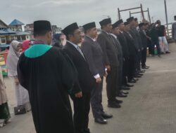 Bupati Anwar Sadat Lantik 9 Pejabat Tinggi Pratama Di Titan Orang Kayo Mustika Rajo Alam