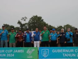 Bupati Tanjab Barat Anwar Sadat Hadiri Pembukaan Gubernur Cup 2024 Di Batang Hari