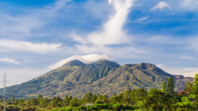 Mount Batur volcano, Bali island