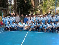 Bupati Tanjabbar Resmikan Lapangan Badminton dan Buka Secara Resmi Turnamen Bulu Tangkis M.Saidi,S.Pd