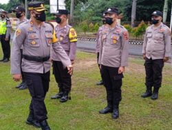 Ratusan Personil Polres Muaro Jambi Dikerahkan Mengamankan Pilkades Serentak Kabupaten Muaro Jambi