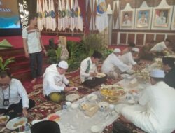 Al Haris Sambut Imam Masjid Istiqlal Ke Jambi Dengan Makan Benampan, Nasarudin Umar Ingin Jambi Menjadi Laboratorium Peleburan Antara Agama Dengan Budaya