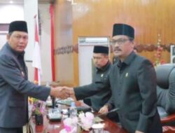 Wakil Bupati Tanjabbar Hairan Hadiri Rapat Paripurna Penjelasan Rancangan Perda APBD 2023