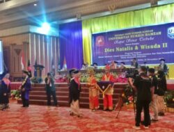 Dies Natalies dan Wisuda ke-2 UNH Jambi, Rektor Komitmen Luluskan Mahasiswa Berkompeten