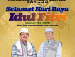 Pemkab Tanjung Jabung Barat Beserta Jajaran Mengucapkan Selamat Idul Fitri 1444 H