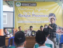 Santri Dukung Ganjar Adakan Training Usaha Coffee Shop di Kerinci