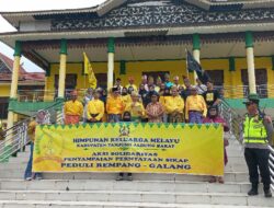 Himpunan Keluarga Melayu Tanjabbar Gelar Aksi Solidaritas Melayu Rempang Galang