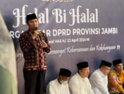 Pimpinan dan Anggota DPRD Gelar Halal Bihalal Bersama Sekretariat Dewan