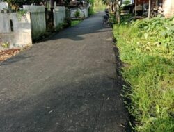 Peningkatan Lorong Keluarga RT.13 Tanjabbar Diduga Asal Jadi Dan Kangkangi UUD Informasi Publik