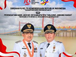 Dirgahayu Republik Indonesia ke-79 dan Selamat Hari Jadi ke-59 Kabupaten Tanjung Jabung Barat!