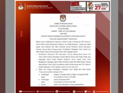 KPU Resmi Umumkan Pendaftaran Paslon Bupati dan Wakil Bupati Tanjab Barat Tahun 2024, Cek Di Sini!