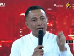 Dharma Pongrekun Gugup Bacakan Visi Misi di Debat Pilgub Jakarta 2024