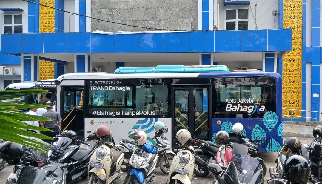 Bus Listrik yang Disediakan Pemkot Jambi