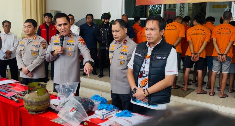 Polda Jambi Ungkap 32 Tersangka dalam Operasi Pekat II Siginjai, Fokus Berantas Premanisme [SR28/Ist]