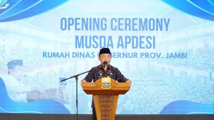 Gubernur Jambi Al Haris Ajak APDESI Ikuti Program Presiden Membangun Desa [SR28/Ist]