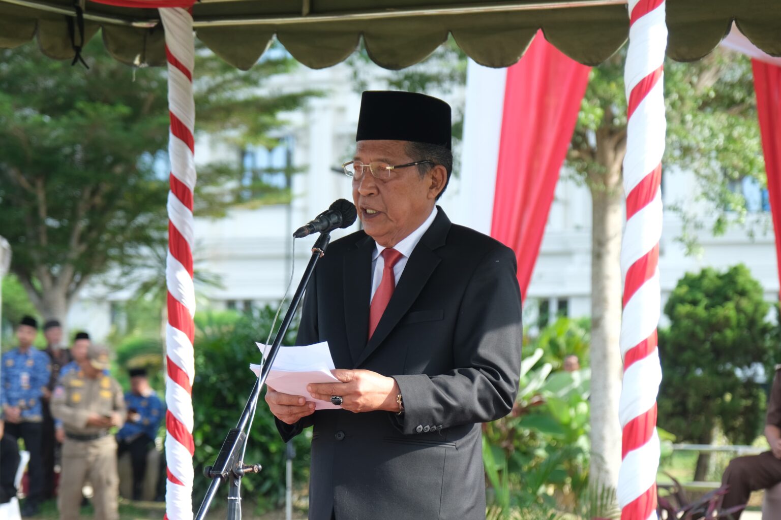 Wagub Jambi Pimpin Upacara Hari Kebangkitan Nasional ke-117, Tekankan Semangat Persatuan dan Pembangunan [SR28/Ist]