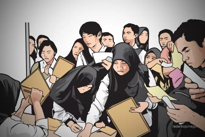 Ilustrasi Pencari Kerja [Dok. Ist]